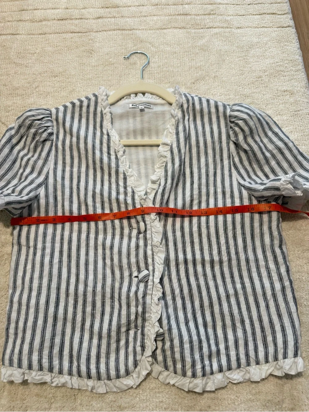 Reformation Bess Linen Top